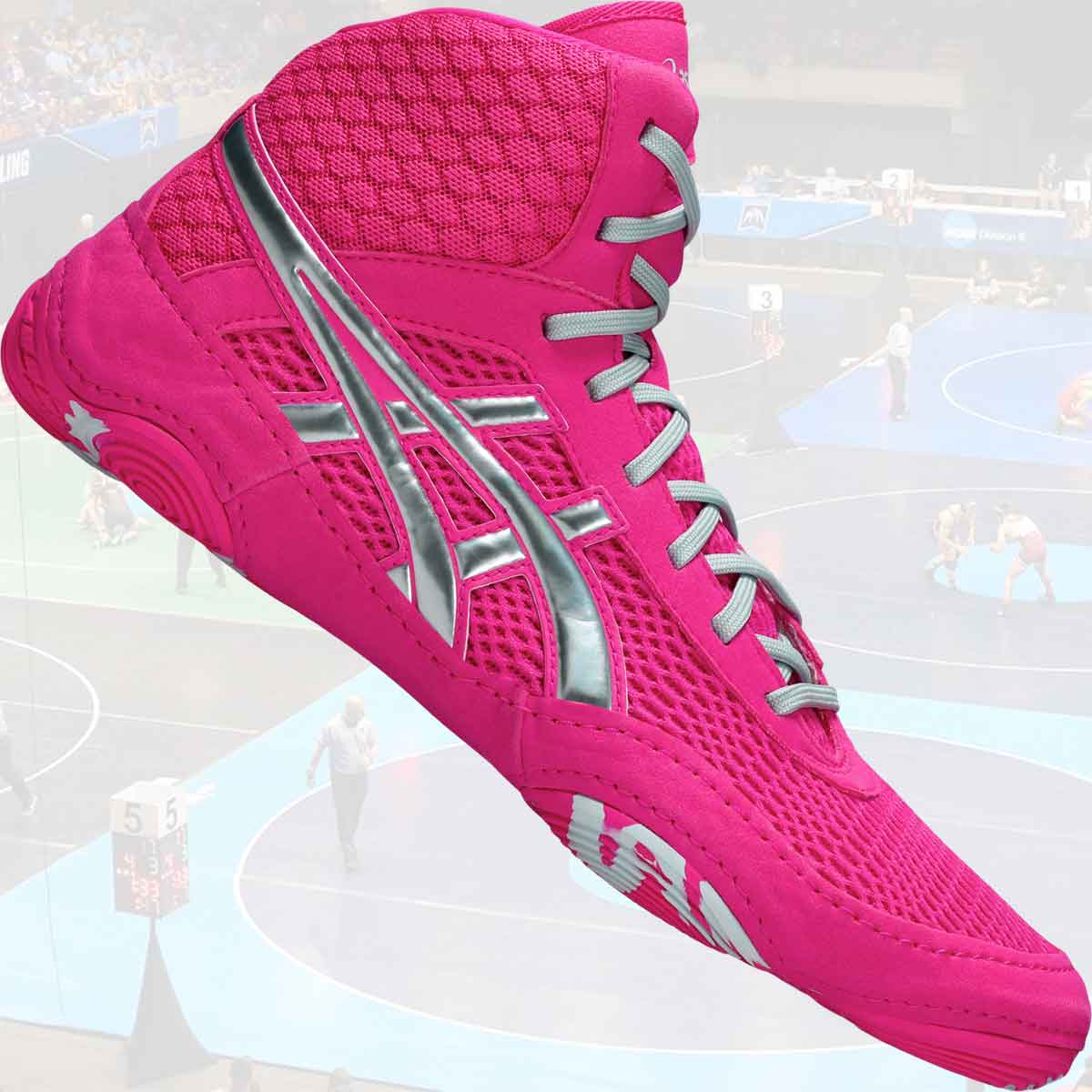 Asics Matblazer Womens Wrestling Shoes Pink