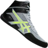 Asics Matcontrol 3 Wrestling Shoes - Gray Safety Yellow