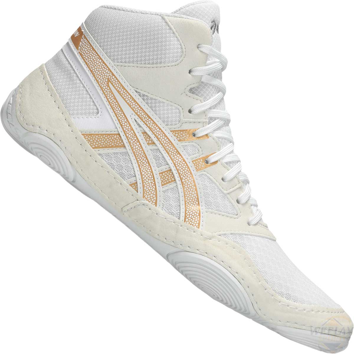 Asics Snapdown 4 Wrestling Shoes - White Gold