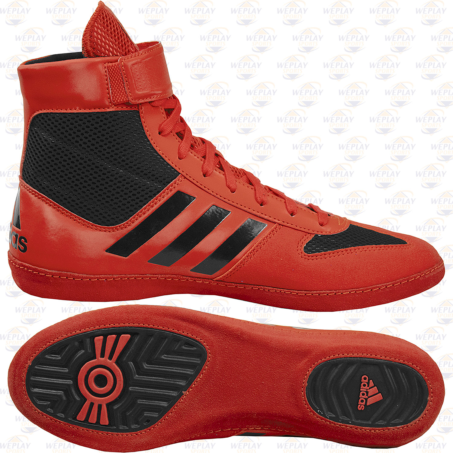 Wrestling shoes red 2025 and black