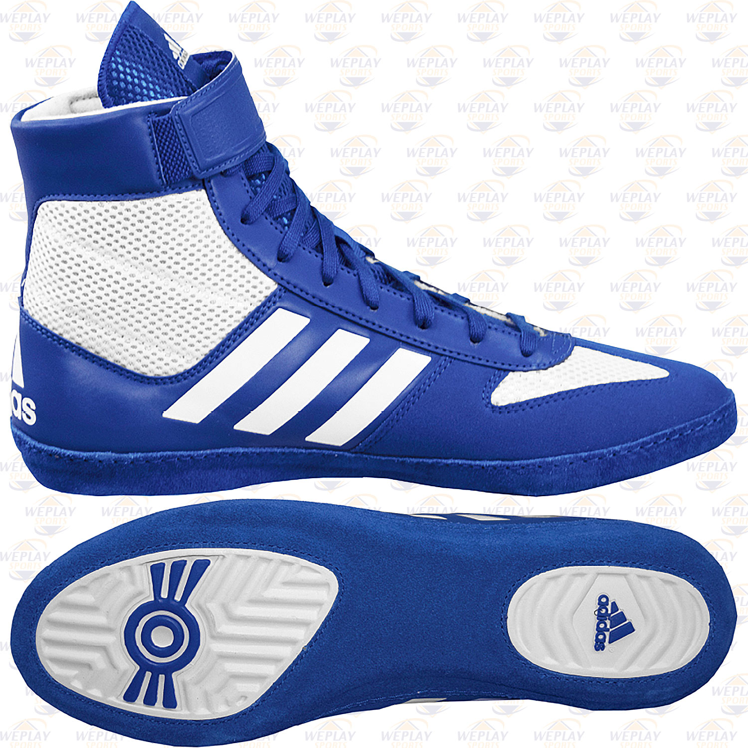 Adidas wrestling shoes blue best sale